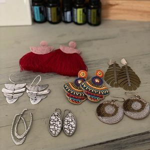 Bundle of 5 pairs GORG earring || NOONDAY + more!
